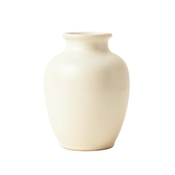 Ash Bluff Empty Decorative Vase - Cream