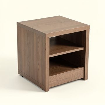Tray Top Frame End Table With Storage (synthetic illustration; no displayed measurements)