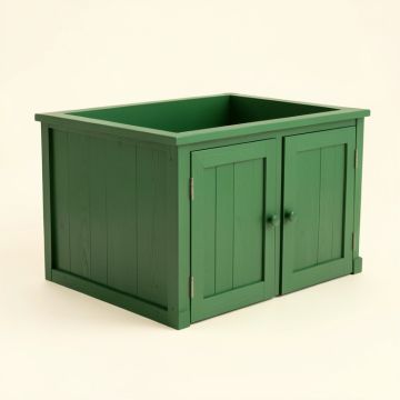 Glen Bluff Empty Furniture-Style Litter Enclosure - Green (synthetic illustration; no displayed measurements)