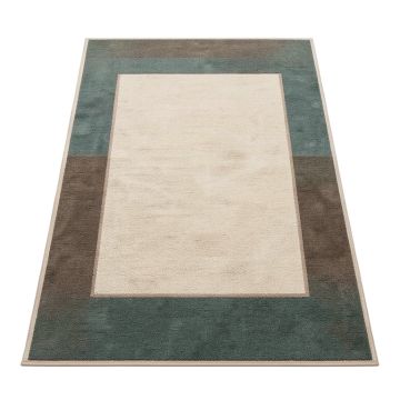 Gainford Beige/Teal/Brown Indoor / Outdoor Area Rug