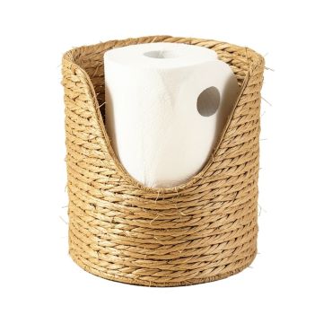 Kemah Magazine And Bathroom Basket Free Standing Toilet Paper Holder