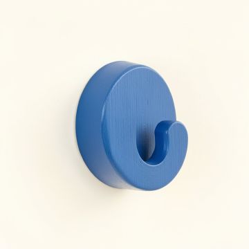 Vale Branch Wall-Mounted Robe Hook - Blue (synthetic illustration; no displayed measurements)