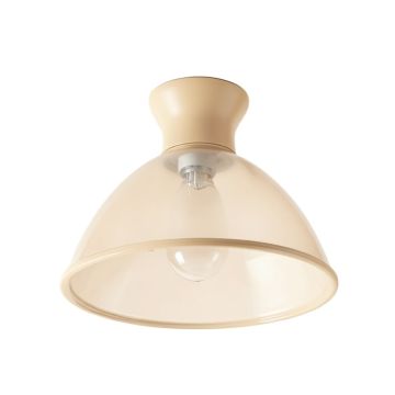 4.25 '' H Glass Bell Ceiling Fan Fitter Shade ( Uno ) In Beige