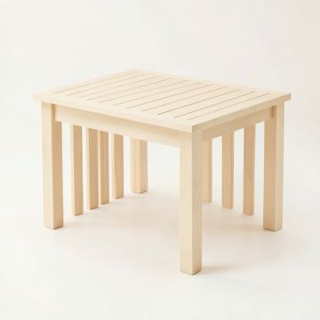 Linden Crossing Patio Table - Ivory (synthetic illustration; no displayed measurements)