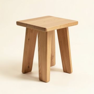 Rina Solid Wood Side Table (synthetic illustration; no displayed measurements)