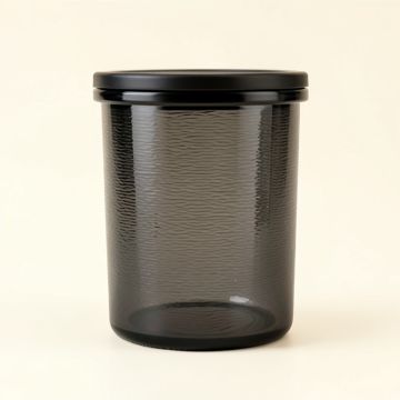 River Brook Storage Canister With Lid - Black (synthetic illustration; no displayed measurements)