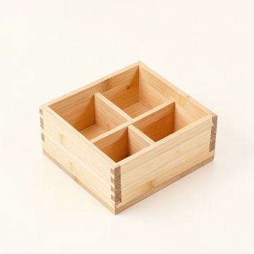 Harbor Bend Empty Coffee-Station Organizer - Ivory (synthetic illustration; no displayed measurements)