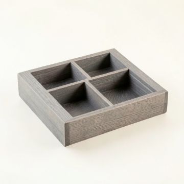 Maple Arc Empty Pantry Drawer Organizer Insert - Gray (synthetic illustration; no displayed measurements)