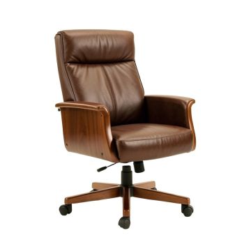 Paschke Genuine Leather Conference Chair