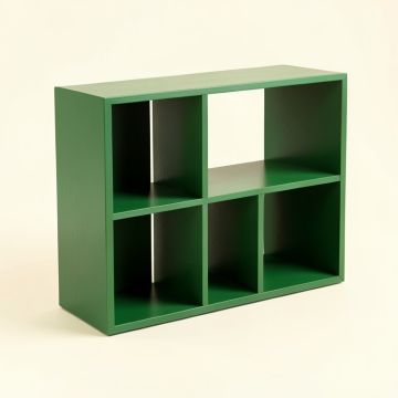 Maple Dell Desktop Shelving Unit - Green (synthetic illustration; no displayed measurements)