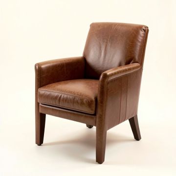 Rosborough Genuine Upholstered Dining Chair (synthetic illustration; no displayed measurements)