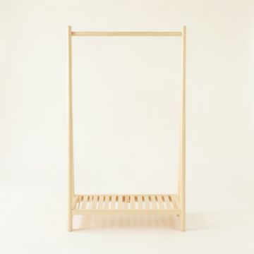 Moss Branch Empty Garment Rack - Ivory (synthetic illustration; no displayed measurements)