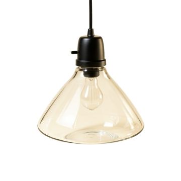 3 '' H Glass Empire Pendant Shade ( Clip On )
