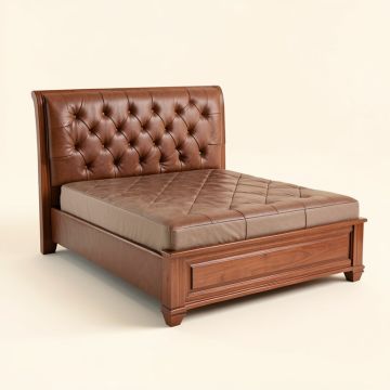 Shine Tufted Upholstered Standard Bed (synthetic illustration; no displayed measurements)
