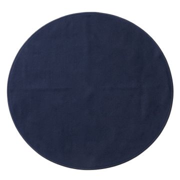 Olive Arc Round Area Rug - Navy