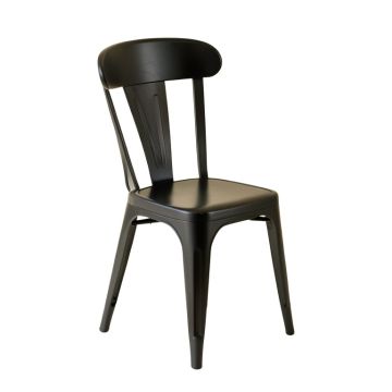 Slate Edge Dining Chair - Black
