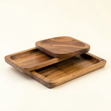 2 Piece Accent Ottoman Table Tray Set (synthetic illustration; no displayed measurements)