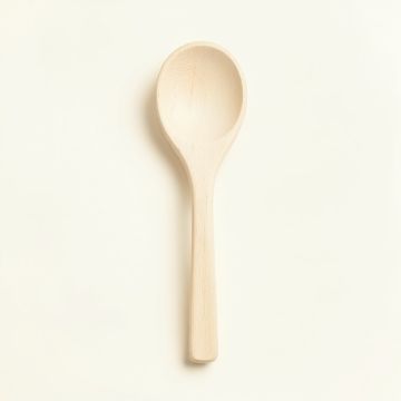 Birch Crossing Cooking Spoon - Cream (synthetic illustration; no displayed measurements)