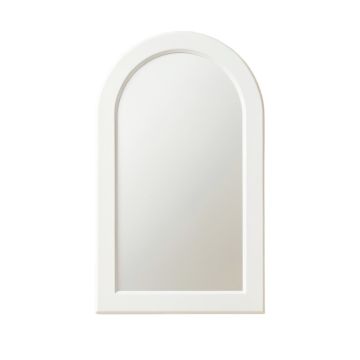 Vale Canyon Framed Wall Mirror - White