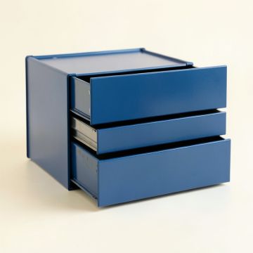 Vale Crossing Under-Desk Drawer Unit - Blue (synthetic illustration; no displayed measurements)
