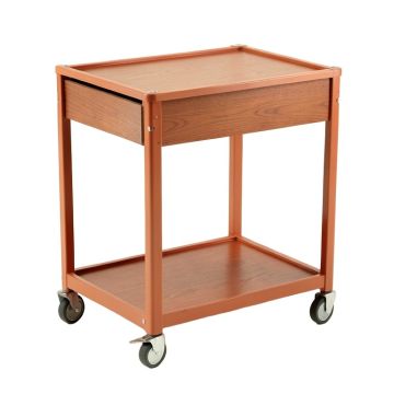 Lake Crossing Empty Rolling Workshop Cart - Terracotta
