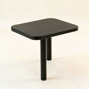 Juniper Bridge Compact Balcony Table - Black (synthetic illustration; no displayed measurements)