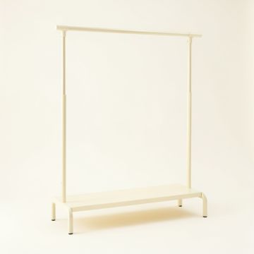 Rowan Canyon Empty Garment Rack - Ivory (synthetic illustration; no displayed measurements)