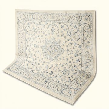 Elson Oriental Ivory/Blue Area Rug (synthetic illustration; no displayed measurements)