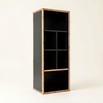 Briar Canyon Narrow Cubby Tower - Black (synthetic illustration; no displayed measurements)