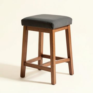 Hort Solid Wood 25 '' Counter Stool (synthetic illustration; no displayed measurements)