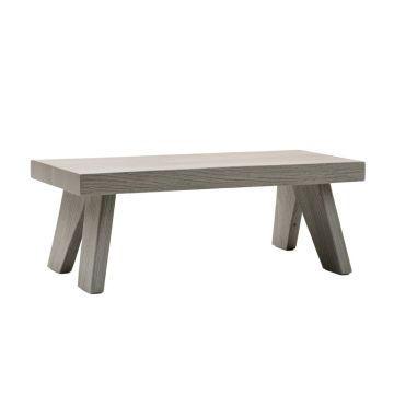 Clay Crossing Indoor Bench - Gray