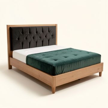 Sanders Tufted Platform Bed (synthetic illustration; no displayed measurements)