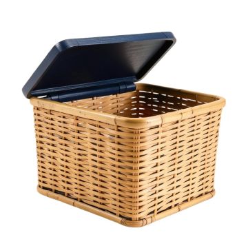 Vale Bluff Laundry Hamper - Navy