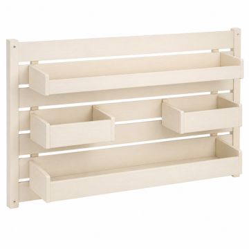 Stone Canyon Empty Wall-Mounted Tool Organizer Panel - Cream