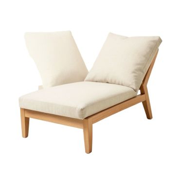 Lily Slipcovered Chaise Lounge