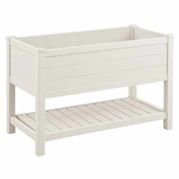 Sage Bridge Empty Raised Planter - Ivory
