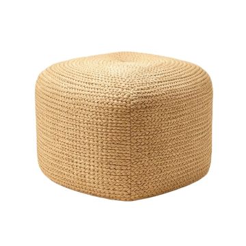 Cael Woven Pouf