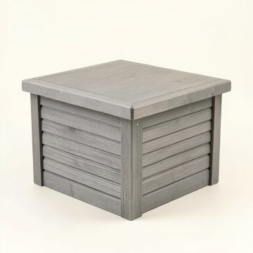 Dune Crest Closed Outdoor Storage Box - Gray (synthetic illustration; no displayed measurements)