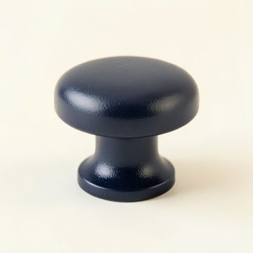 Fern Bend Cabinet Knob Without Packaging - Navy (synthetic illustration; no displayed measurements)