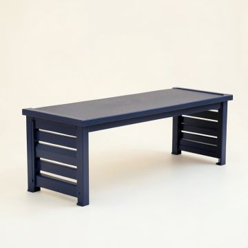 Glen Crossing Narrow Outdoor Storage Bench - Navy (synthetic illustration; no displayed measurements)