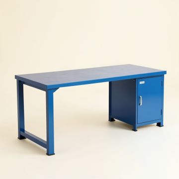 Moss Bridge Empty Workshop Workbench - Blue (synthetic illustration; no displayed measurements)