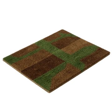 Argyle Topiary Non-Slip Outdoor Door Mat