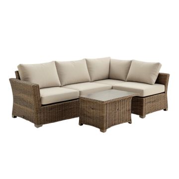 Vayne Patio Sectional With Table
