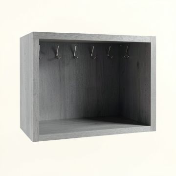 Maple Branch Empty Mug-Storage Cabinet Insert - Gray (synthetic illustration; no displayed measurements)