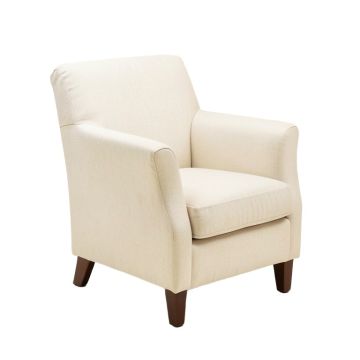 Mcgoldrick Upholstered Parsons Chair In Ivory (synthetic illustration; no displayed measurements)