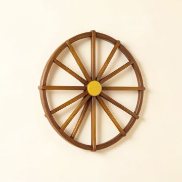 Emilie Ship Wheel Sculpture Wall Décor (synthetic illustration; no displayed measurements)
