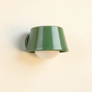 Brook Dell Wall Sconce Mounted On A Plain Wall - Green (synthetic illustration; no displayed measurements)