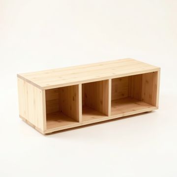 Pine Dale Shoe Storage Bench - Ivory (synthetic illustration; no displayed measurements)