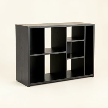 Lake Branch Desktop Shelving Unit - Black (synthetic illustration; no displayed measurements)