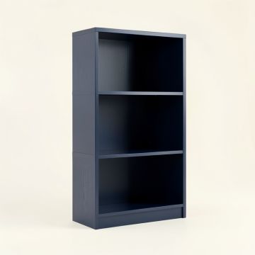 Holly Bluff Freestanding Bookcase - Navy (synthetic illustration; no displayed measurements)